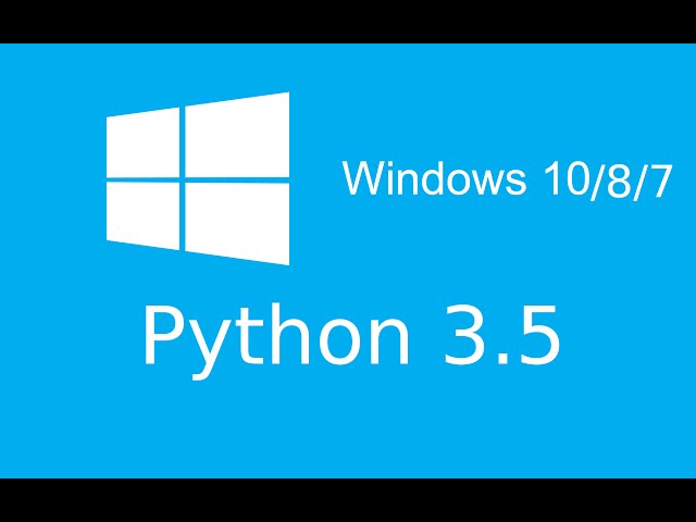 How to Download and Install Python 3.5 on Windows 7/ 8/10 #windows 11 #windows