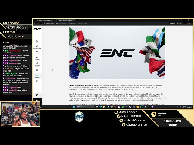 The ENC is postponed, let's talk about it
