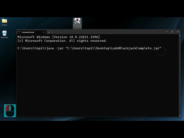 How To Run A Jar File Windows 11 With Console Input and Output