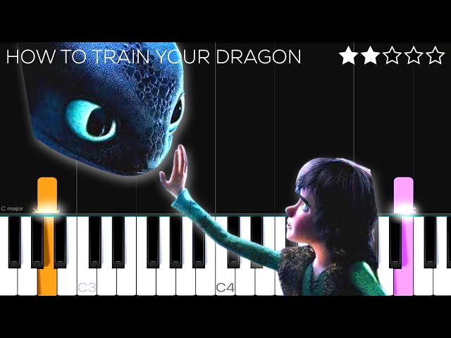 How To Train Your Dragon - Test Drive | EASY Piano Tutorial