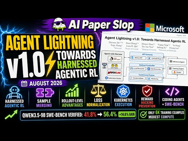 Agent Lightning v1.0: Towards Harnessed Agentic RL (Aug 2026)