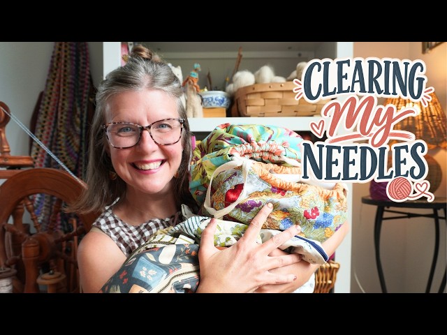Clearing My Needles Before Fall Knitting Begins | Knitting Podcast