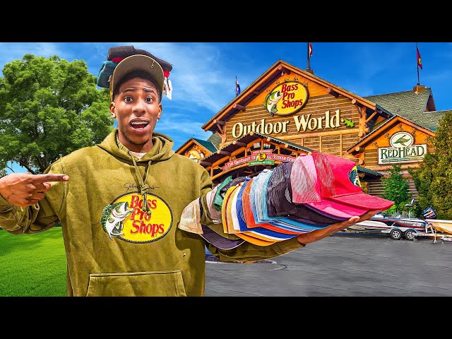 I BOUGHT EVERY COLOR HAT FROM BASS PRO SHOP ‼️🧢
