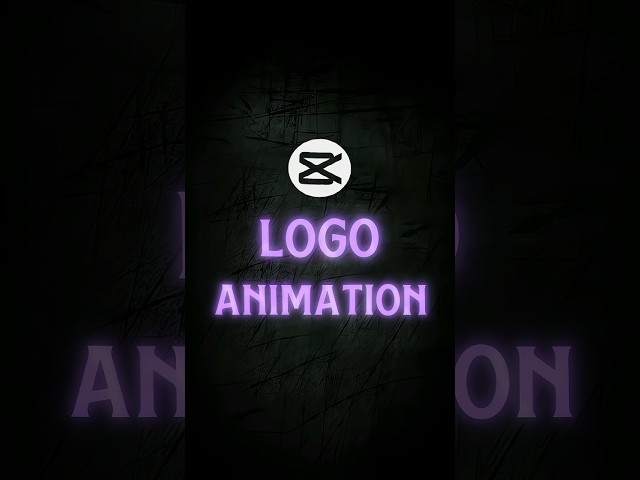 Capcut | Logo Animation Tutorial 💀🔥 | #shorts #tutorial