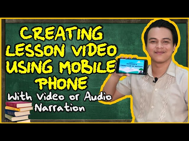 CREATING LESSON VIDEO USING MOBILE ANDROID PHONE | Mobile Instructional Video Recording [TUTORIAL]