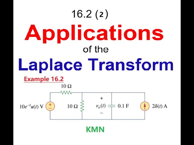 (English)ENA ||  Ex 16.2 || Application of Laplace Transform