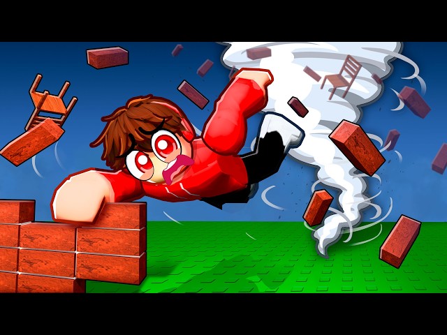 Build to Survive NATURAL DISASTERS in Roblox…