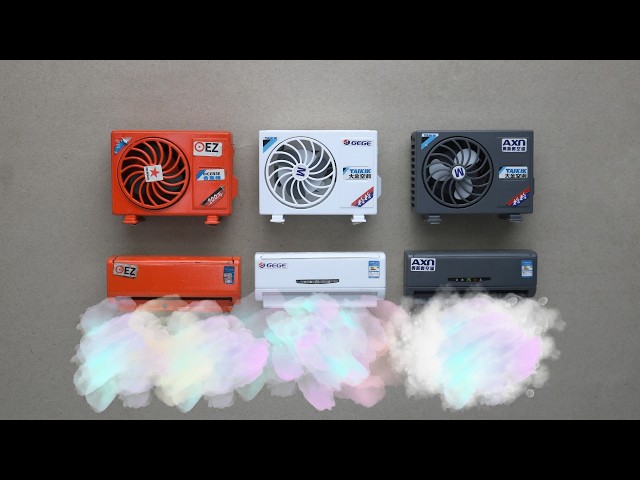 Top 3 Miniature Air Conditioner Unboxing & Test Video || Best Gadgets Solar AC 2026