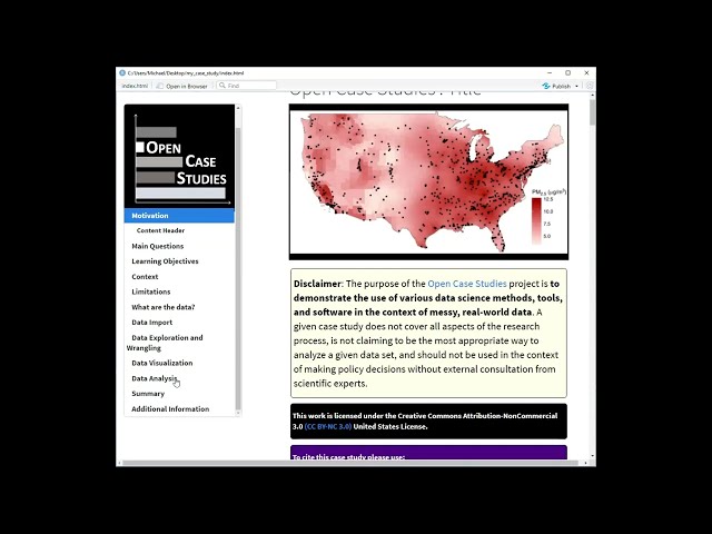 Create a Case Study with the Open Case Studies Template