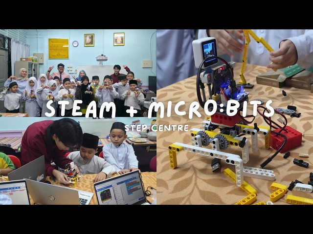 STEAM for Future – Day 2 🤖 | Building Robots with micro:bit | STEP Centre x SR Labu Estate
