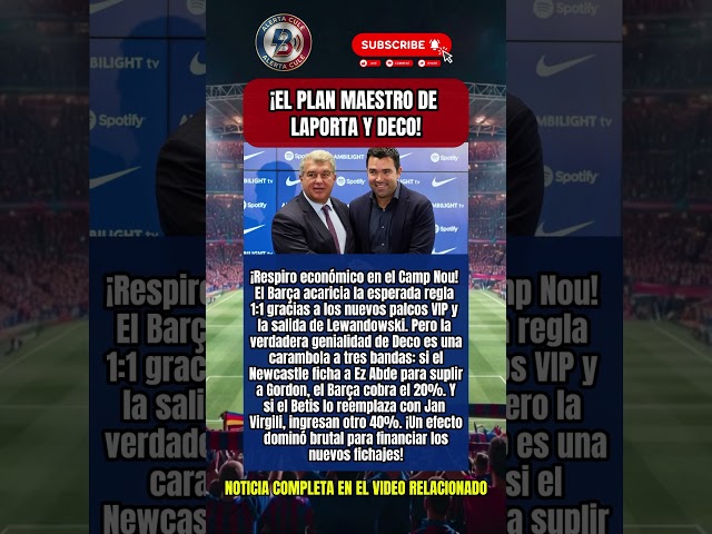 😱 ¡JUGADA MAESTRA! Así PAGARÁ el Barça sus fichajes 🤑🔵🔴
