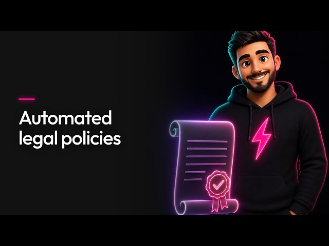 Automated Website Legal Policies | Included With RapidWebLaunch