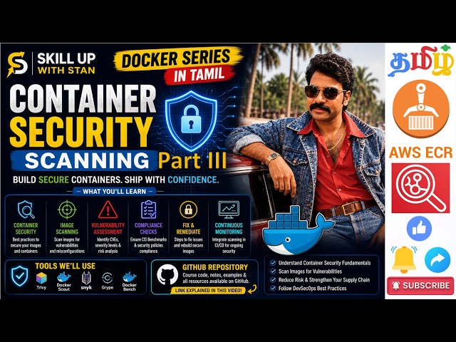 DOCKER SERIES - IN TAMIL - CONTAINER SECURITY - PART III - Amazon ECR and INSPECTOR