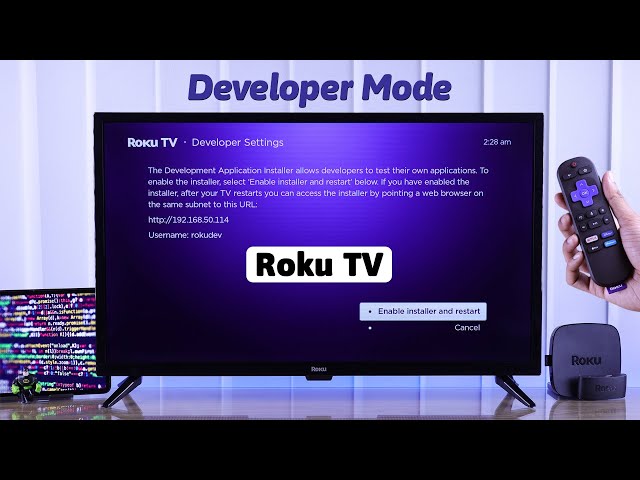 How To Enable Developer Mode on Roku TV's!