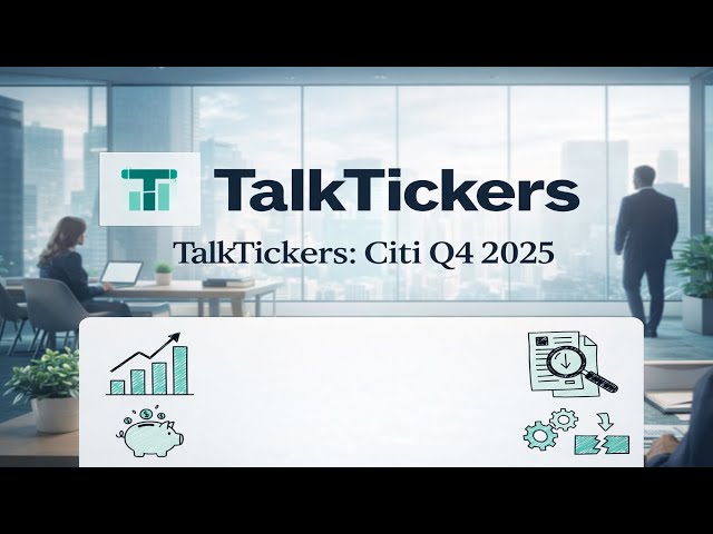 Citigroup Q4 2025 Earnings: Beat EPS but Stock Drops 3% - What's Next?
