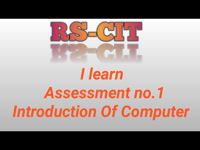 Ilearn Assessment No 1