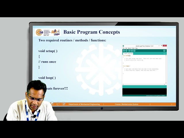 basic Program Code for Arduino Uno