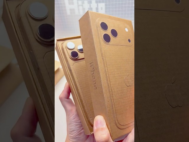 I Made a Cardboard iPhone 18 Pro Max and Unboxed It! 📦📱✨