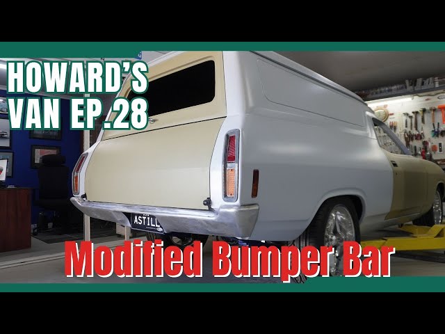 Modifying a Wagon Bumper Bar for XC Falcon Panel Van Restoration | Magnum Force
