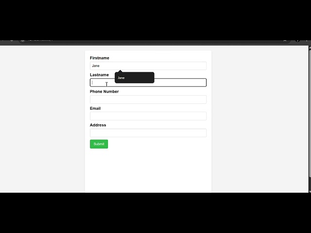 Simple Validation Form Using HTML, CSS & JavaScript