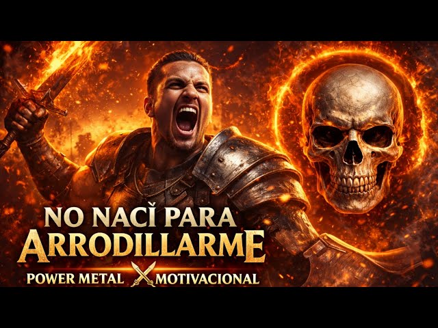 No Nací para Arrodillarme ⚔️ Power Metal Motivacional | Himno Épico de Fuerza y Superación