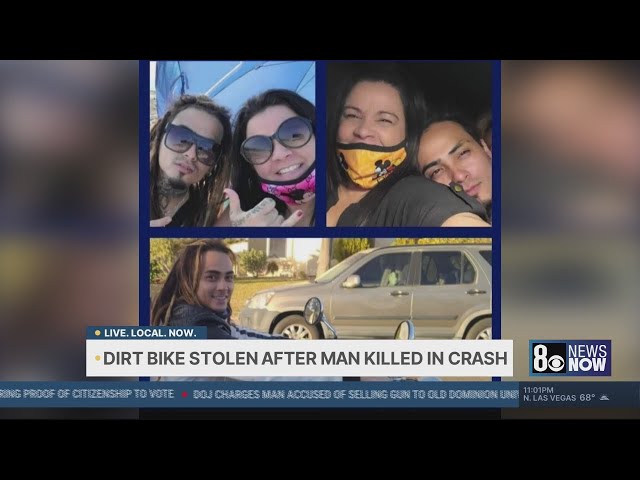 Las Vegas man's prized possession stolen years after he was killed in crash
