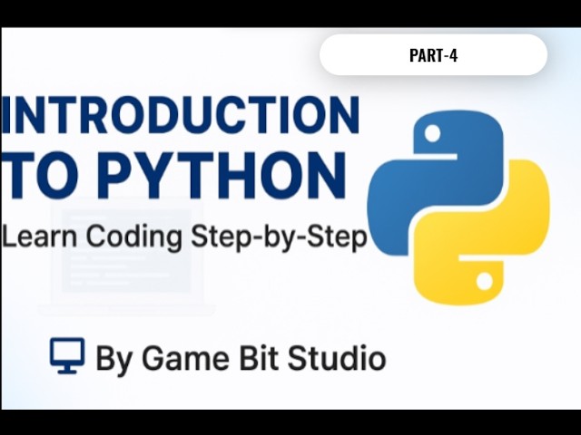 Python Tutorial for Beginners | Part 4 - User Input in Python