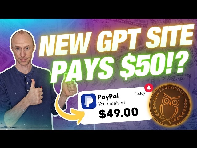 Brand New GPT Site With Features I Have Never Seen Before - $50 Live Withdrawal (Earnopolis Review)