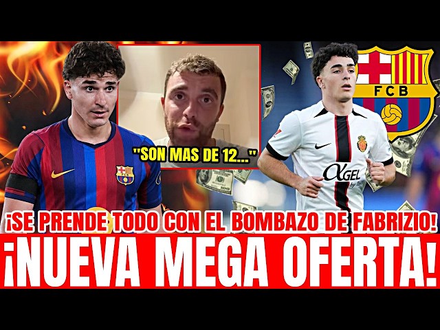 🚨خبر عاجل! فابريزيو يؤكد عرض برشلونة الضخم الجديد لضم جوليان