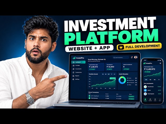 How to Build an Investment Platform Website | Full Development Tutorial Part -1