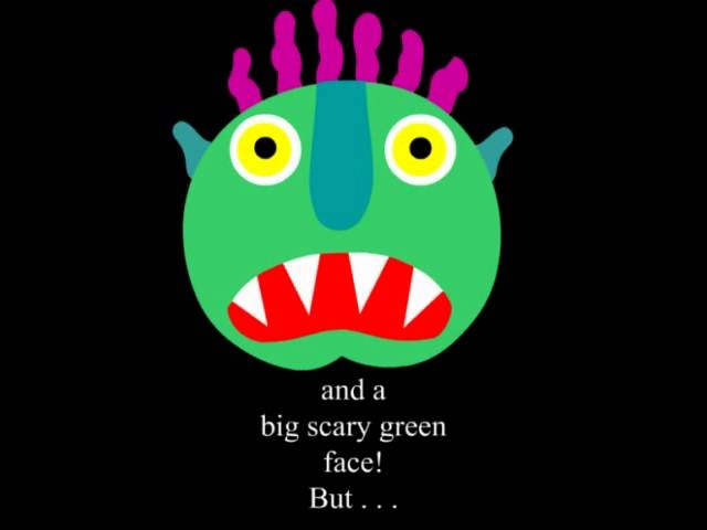 go away, big green monster! animation
