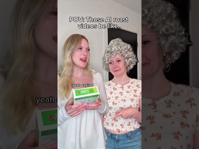 #pov Those AI roast videos be like.. #skit #funny