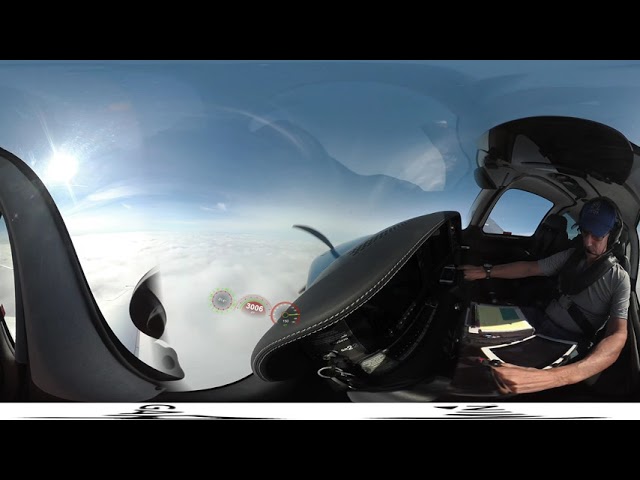 360 video of an ILS 14 missed approach at KASH in a Cirrus SR 22 Oct. 30, 2019.