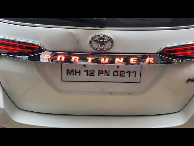 KirtiCarAccessories | New Fortuner | Dicky Iight🌋