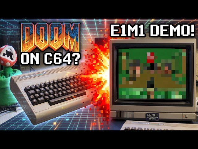 They Put Doom on a C64! (Well... Almost)