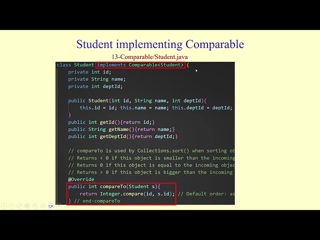 Comparable Interface: What is it for, how to implement it, limitations