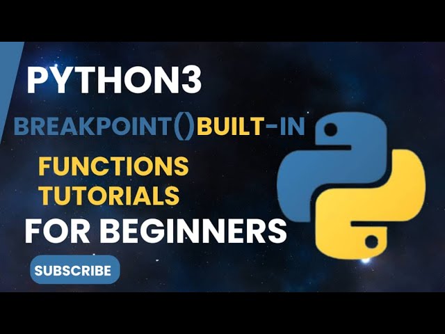 The Breakpoint() Built-in Function: Master Python Debugging Now!