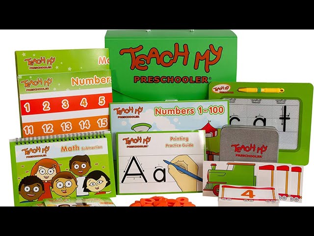 Teach My Preschooler learning kit  (amazing teaching tool)