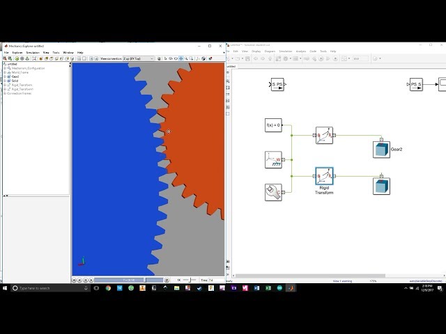 How to Model Gears in Matlab Simulink - simscape for beginners