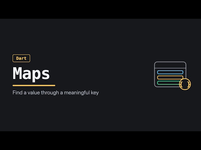 Maps in Dart: Key-Value Pairs and Direct Lookups