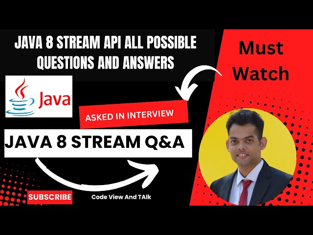 All Possible java 8 Stream API questions asked in interview | Java 8 features