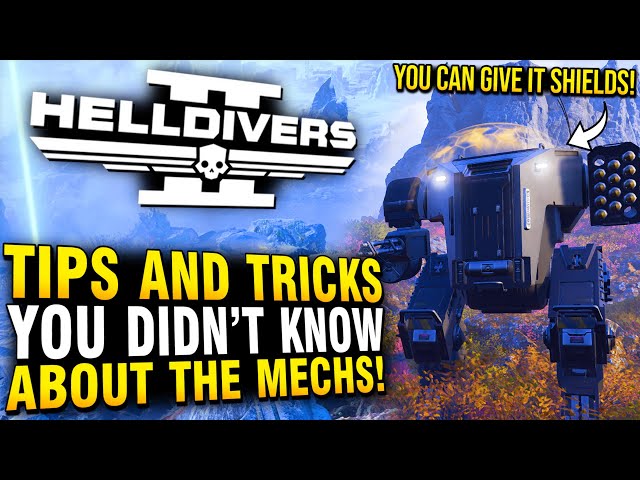 Helldivers 2 - Over 15 Mech Tips and Tricks You Didn't Know About!