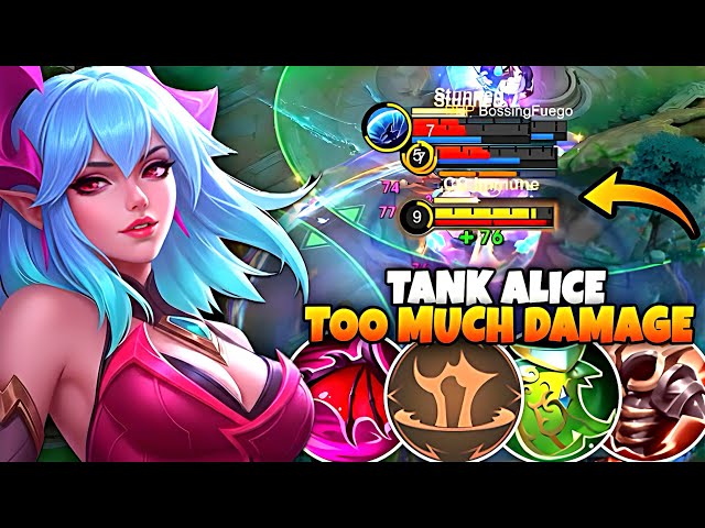 CONCUSSIVE BLAST TANK EMBLEM IS THE NEW META FOR ALICE EXP LANE! 😱 | BUILD & EMBLEM | MLBB 2026 