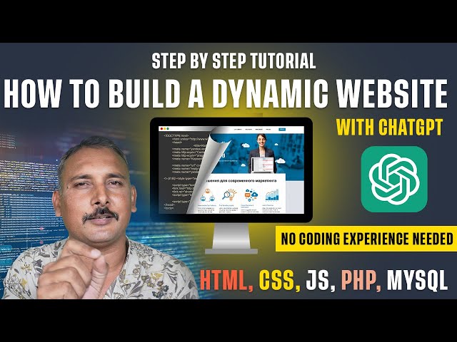 Build a Dynamic Website with ChatGPT | HTML, CSS, JS, PHP & MySQL | Admin Panel & Frontend | Part 1