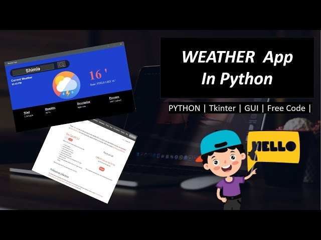 Weather App in Python | GUI | Python |tkinter | Free Code