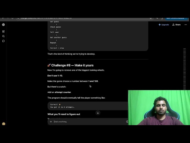 Python From Scratch | With Chatgpt |