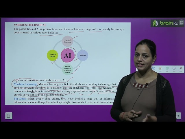 BRAIN ROOT CYBER CREATORS CLASS 5 CHAPTER 8 IN THE WORLD OF AI