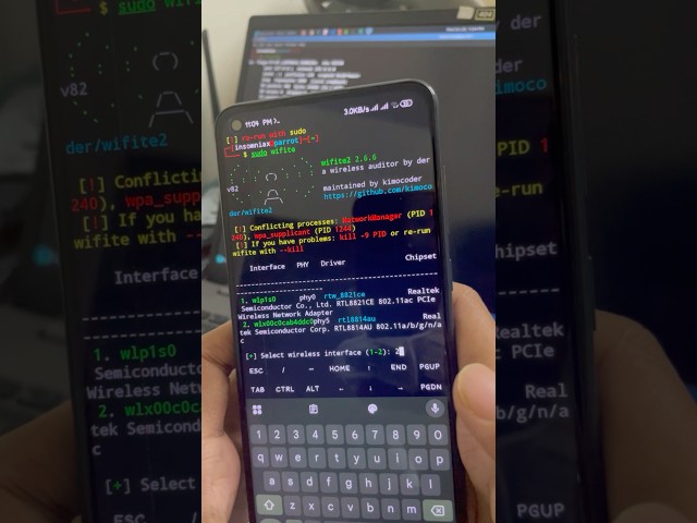 This is how hackers can hack your wifi. #termux #hacker #tech #kalilinux #learning #cybersecurity