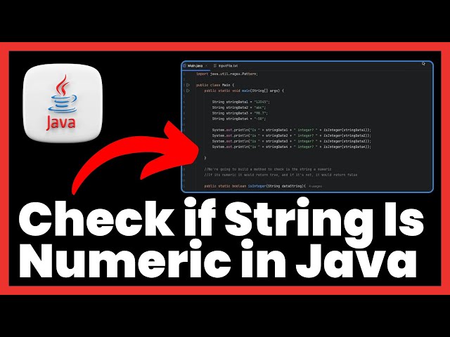 How to Check if String Is Numeric in Java | FULL GUIDE