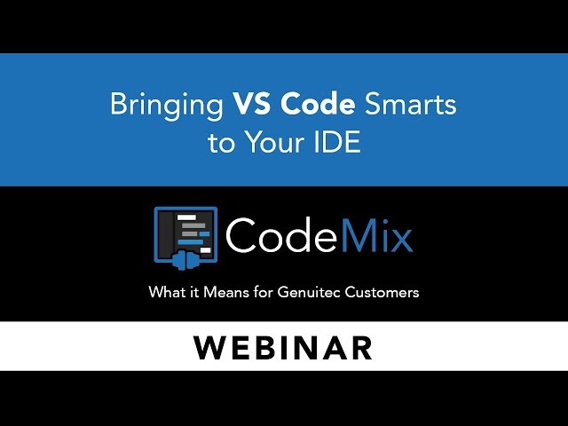 CodeMix Webinar - Bringing VS Code Smarts to Your Eclipse IDE